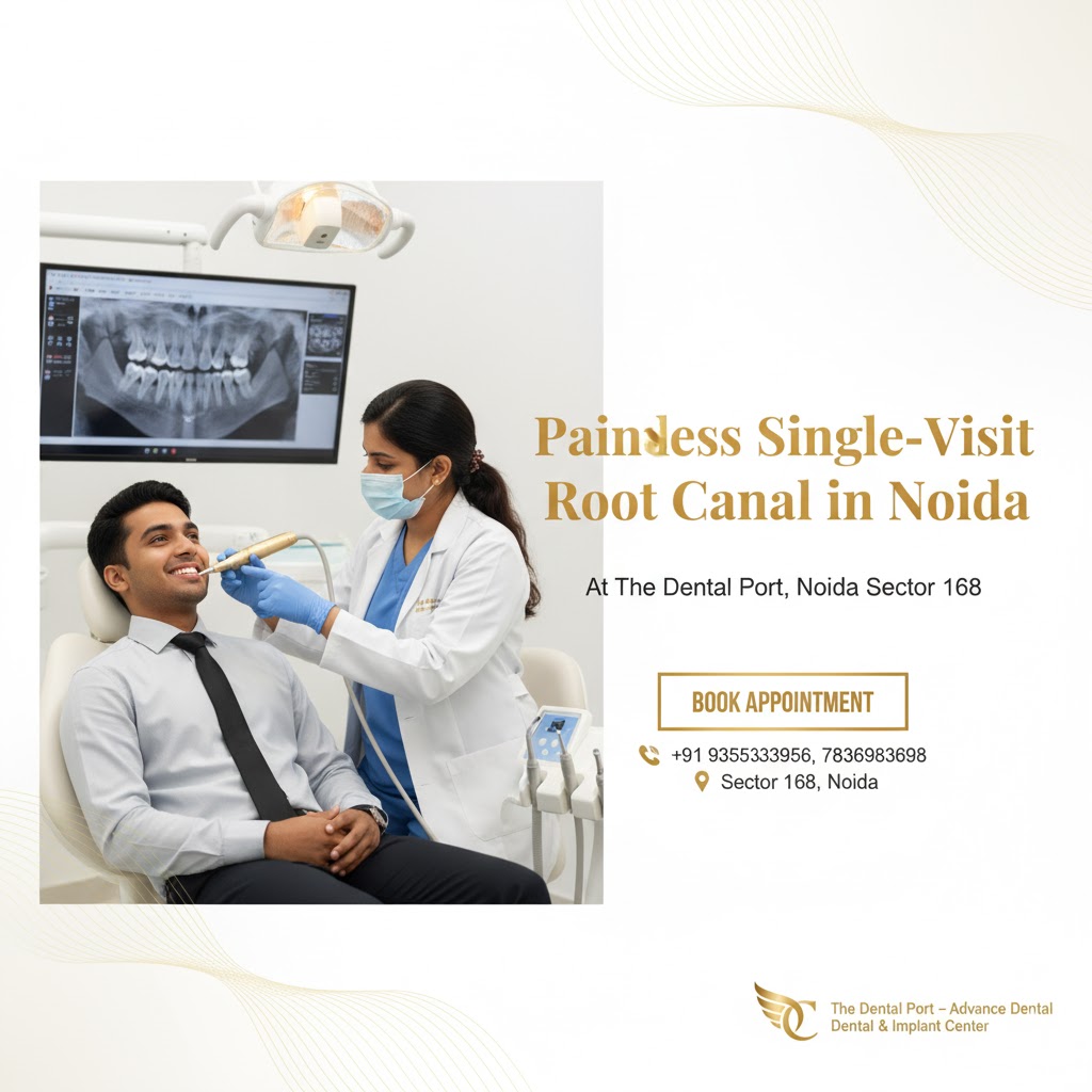 Single-Visit Root Canal at The Dental Port: A Faster, Painless Alternative to Traditional Treatments
